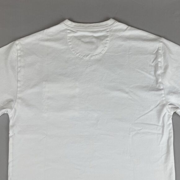 Mode of One Relaxed Fit Pocket T-Shirt Men’s Sm White Baggy Single Stitch Crew - Picture 12 of 16